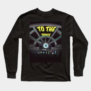 Hyperspace art Long Sleeve T-Shirt